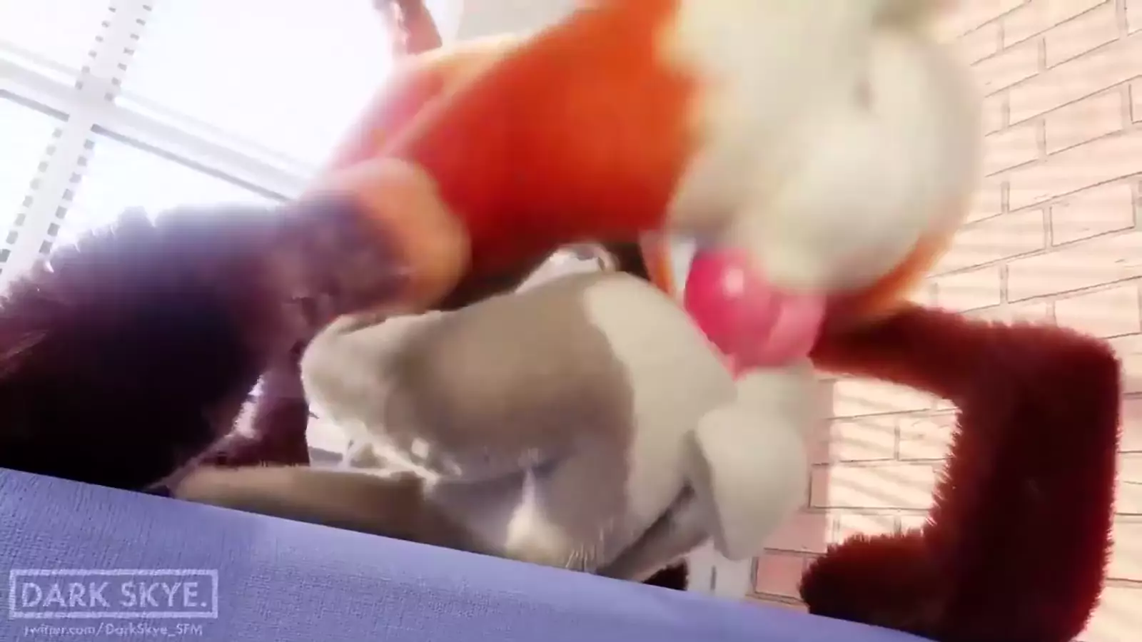 Funny artaffe rabbits wearing Hentai leggings